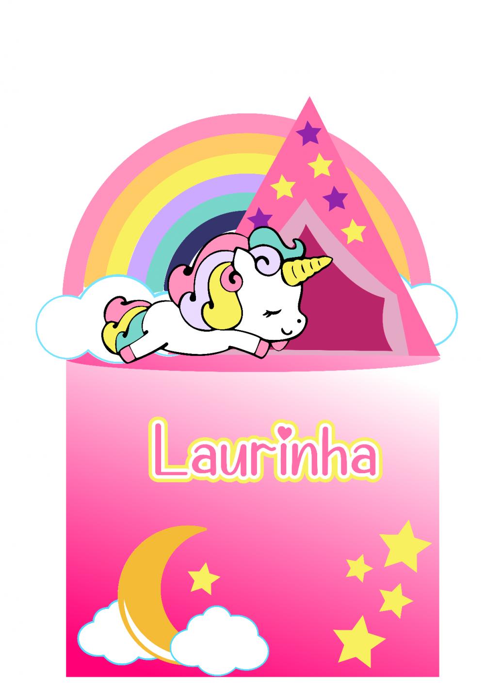 Arquivo de corte topo de bolo Unicórnio