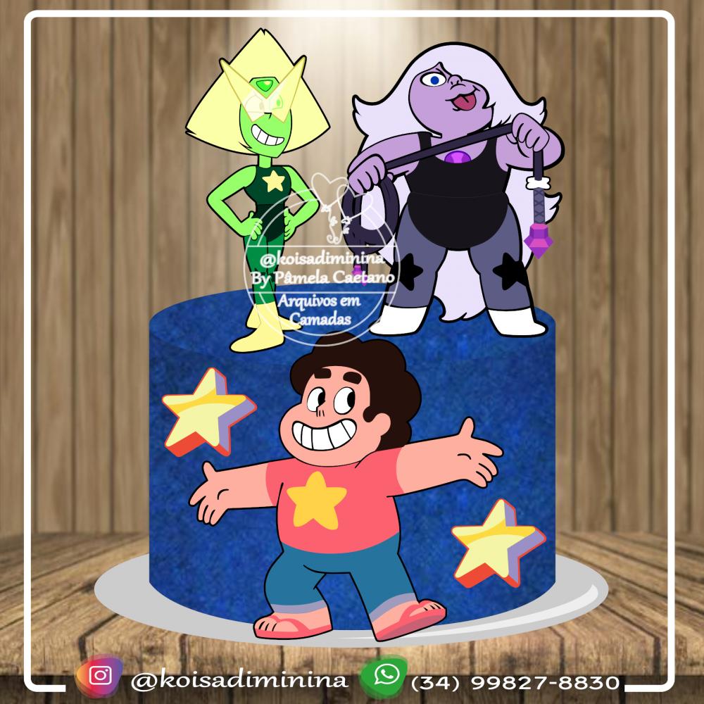 Arquivo de corte topo de bolo Steve Universe