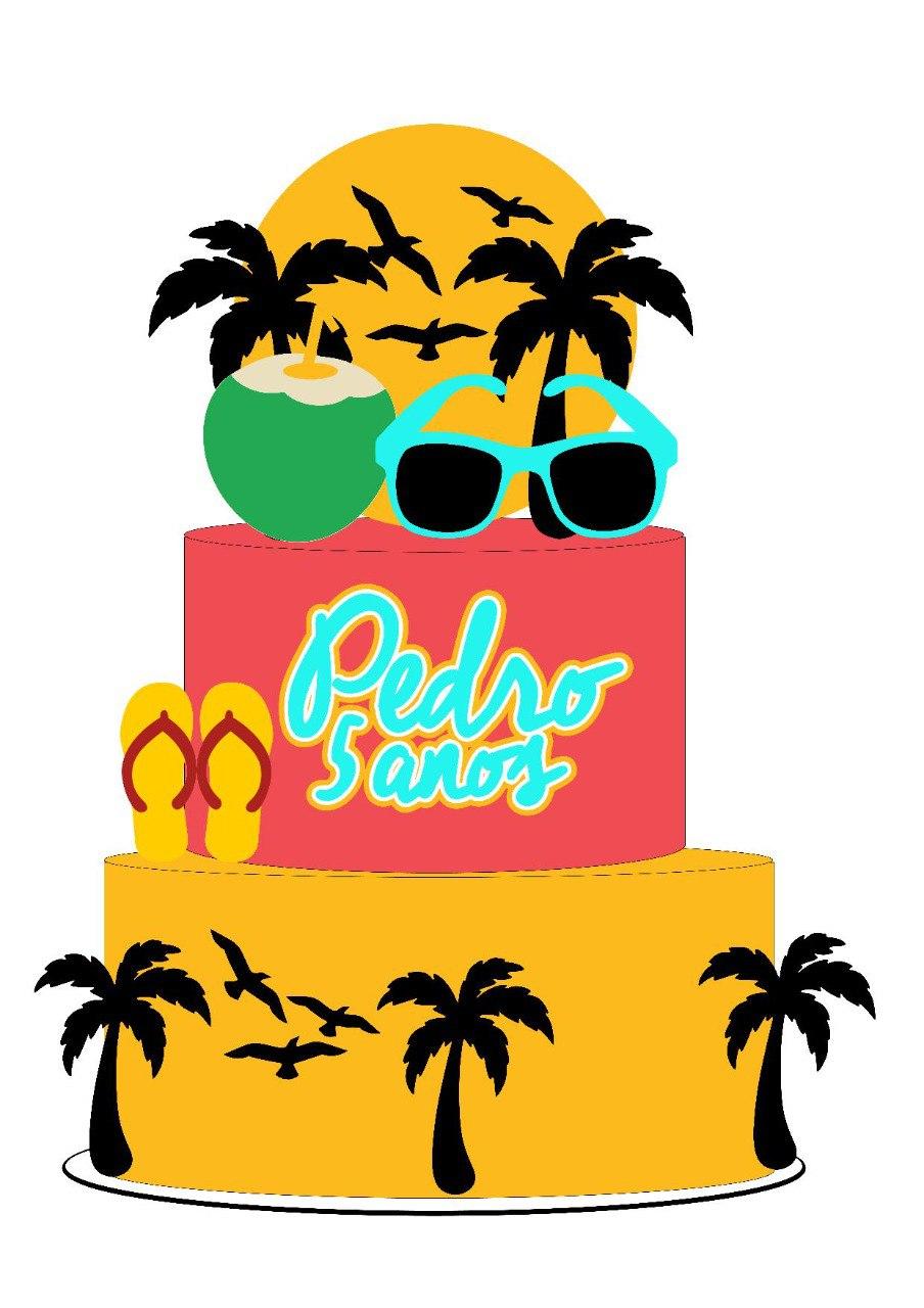 Arquivo de corte topo de bolo Tardezinha