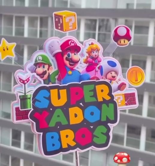 Arquivo de corte topo de bolo Super Mario