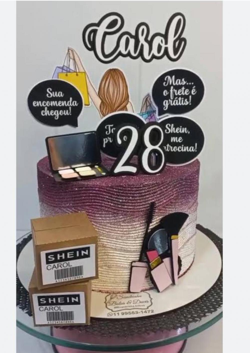 Arquivo de Corte Topo de Bolo Shein