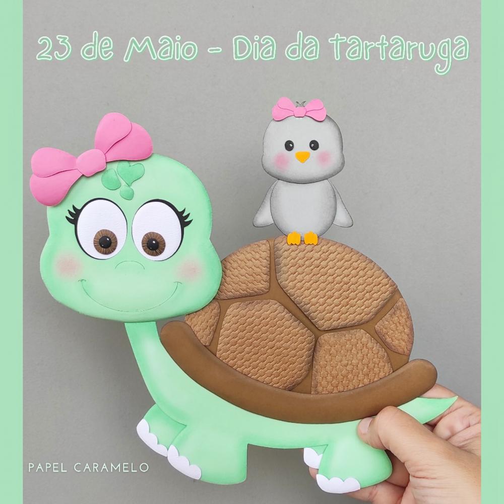 Arquivo de corte topo de bolo Tartaruga cut