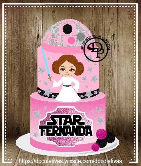 Arquivo de corte topo de bolo Star Wars