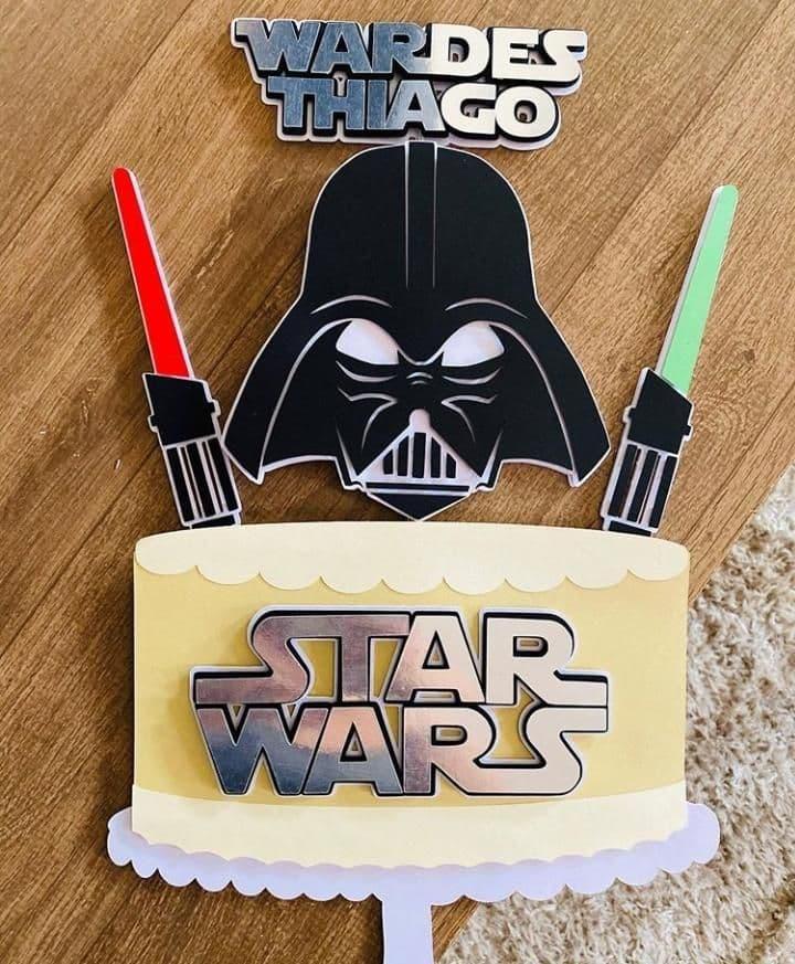 Arquivo de corte topo de bolo Star Wars