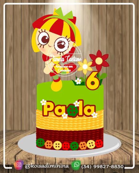 Arquivo de corte topo de bolo Sitio do pica pau amarelo