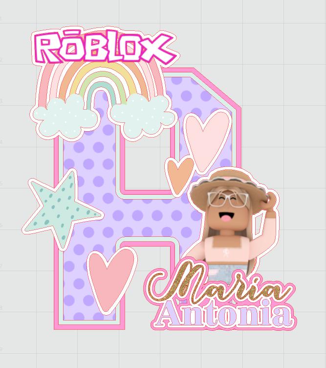 Arquivo de corte topo de bolo Roblox