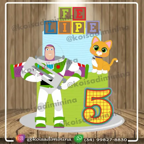 Arquivo de corte topo de bolo Toy Story