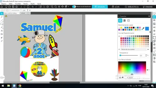 Arquivo de corte topo de bolo MENINO MALUQUINHO