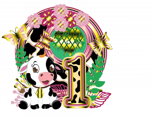 Arquivo de corte topo de bolo Vaquinha