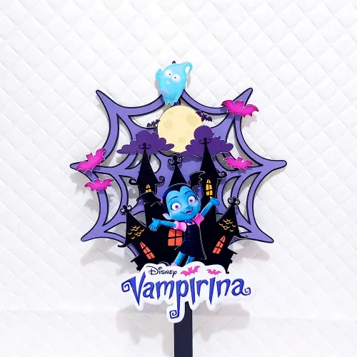Arquivo de corte topo de bolo Vampirina