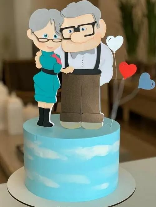 Arquivo de corte topo de bolo Up altas aventuras