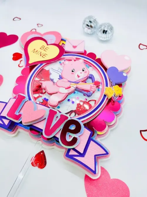 Arquivo de corte topo de bolo Ursinhos Carinhosos