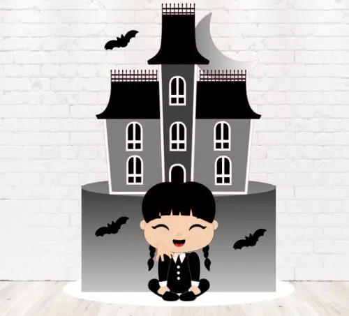 Arquivo de corte topo de bolo Wandinha