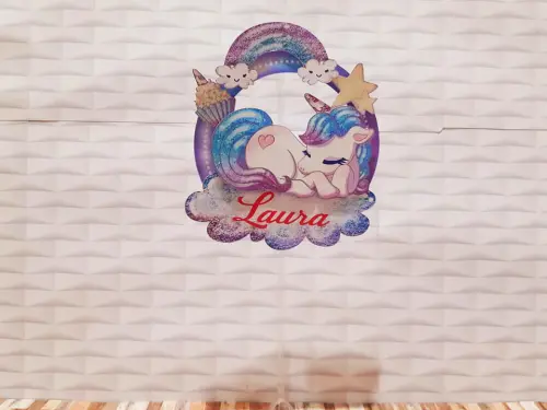 Arquivo de corte topo de bolo Unicórnio