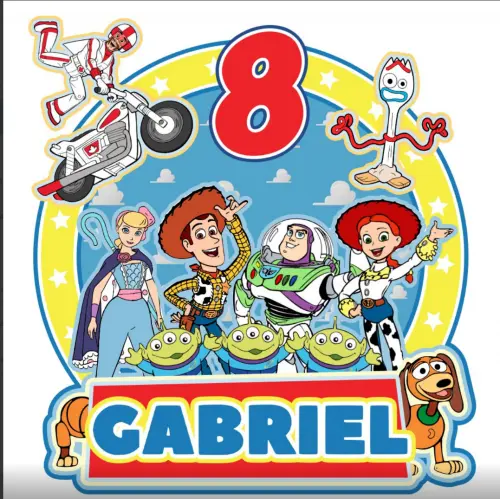 Arquivo de corte topo de bolo Toy Story