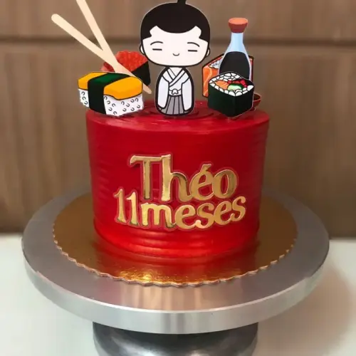 Arquivo de corte topo de bolo Sushi