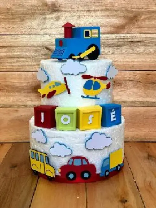 Arquivo de corte topo de bolo Carro e Meio de Transportes