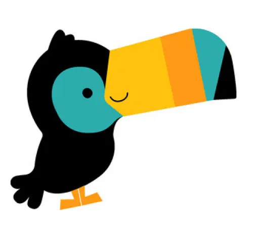 Arquivo de corte topo de bolo Tropical Tucano