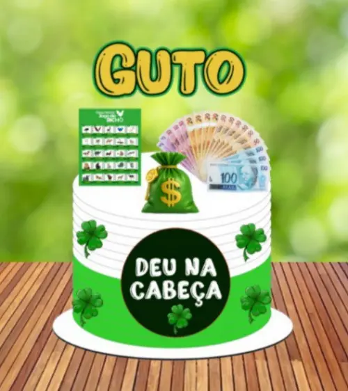 Arquivo de corte topo de bolo Jogo do Bicho