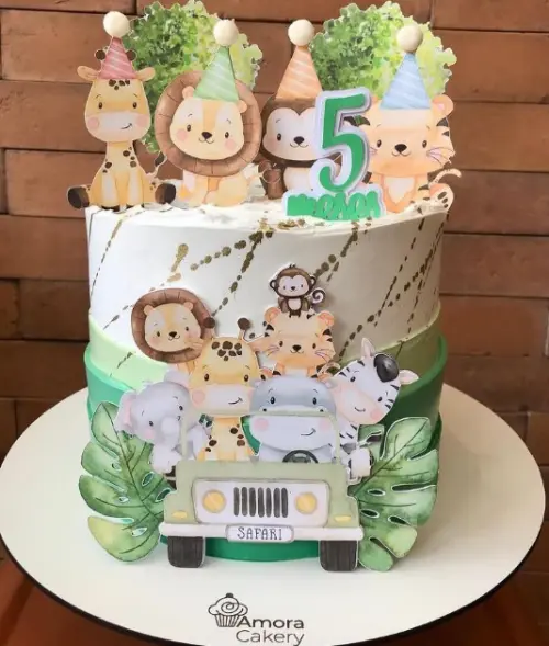 Arquivo de corte topo de bolo SAFARI