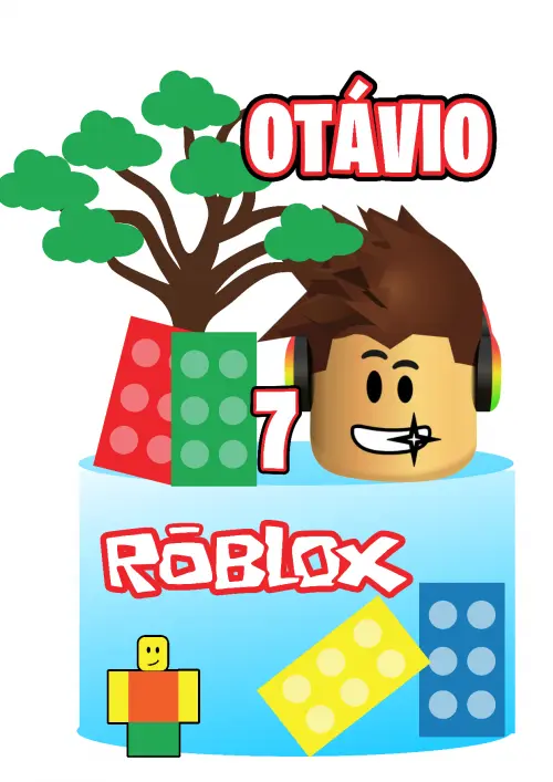 Arquivo de corte topo de bolo Roblox