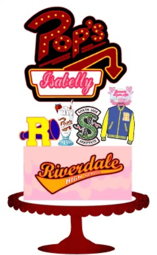 Arquivo de corte topo de bolo Riverdale