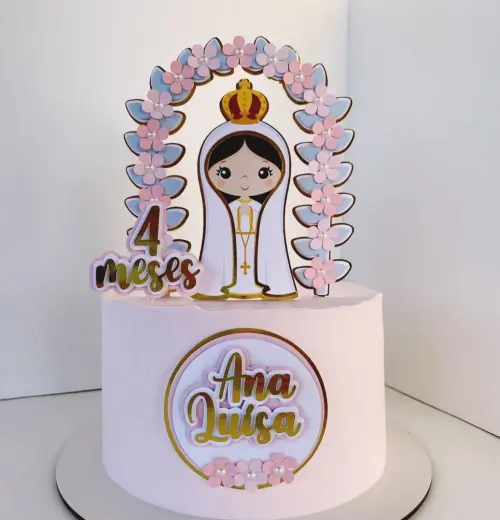 Arquivo de corte topo nossa senhora de fatima