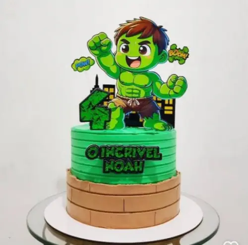 Arquivo de corte topo hulk baby