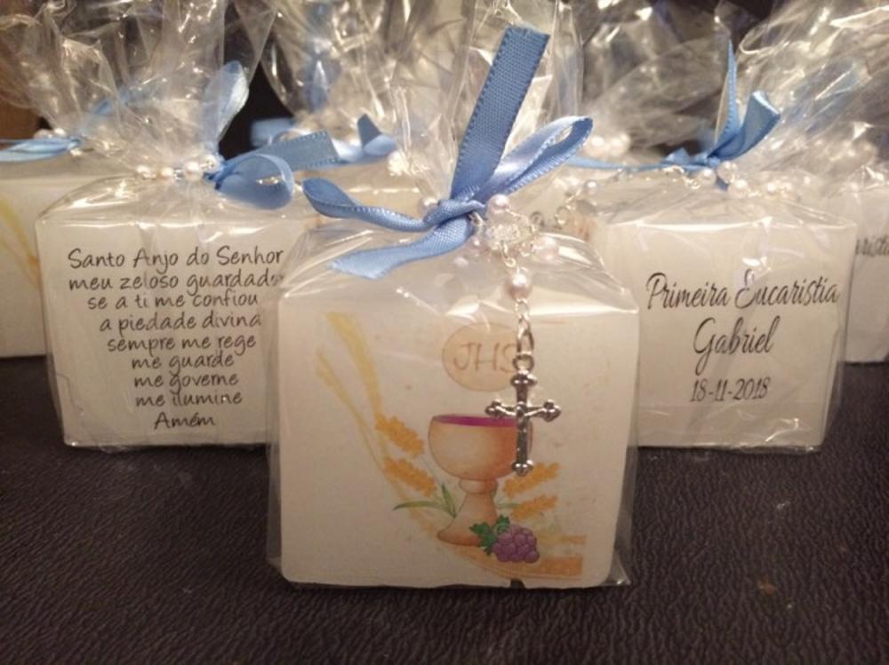 Vela lembrança de crisma e batizado