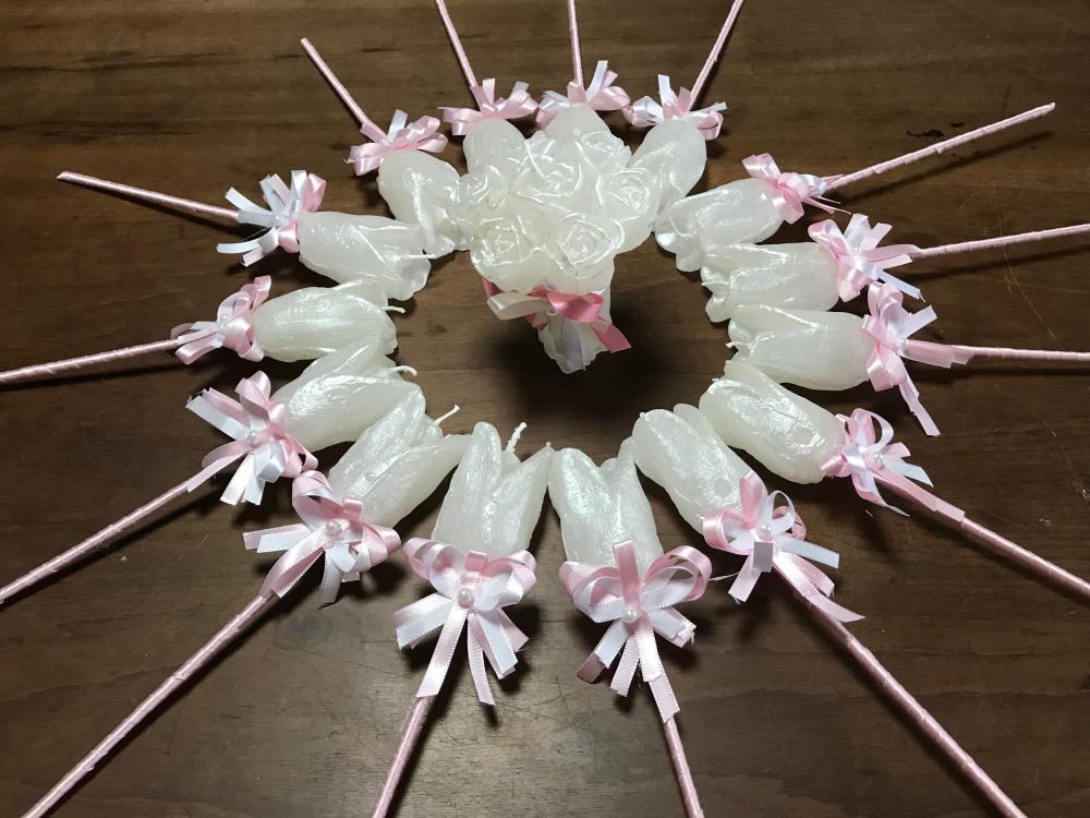 Velas para Valsa 15 anos , bolo vivo