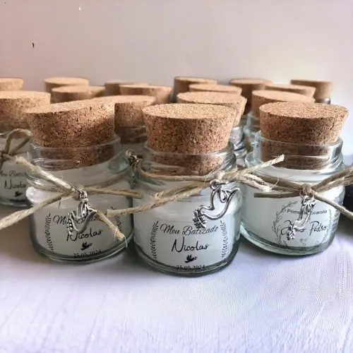 Lembrança personalizada crisma e batizado