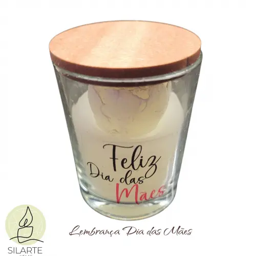 Vela personalizada dia das mães
