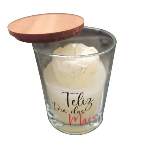 Vela personalizada dia das mães
