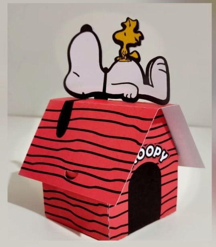 kit personalizados Tema SNOOPY 13 (15 Peças)caixinhas e lembranc