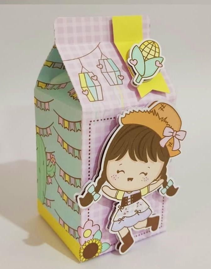 Kit Festa Junina Candy Personalizado Luxo | Caixinhas Decoradas P