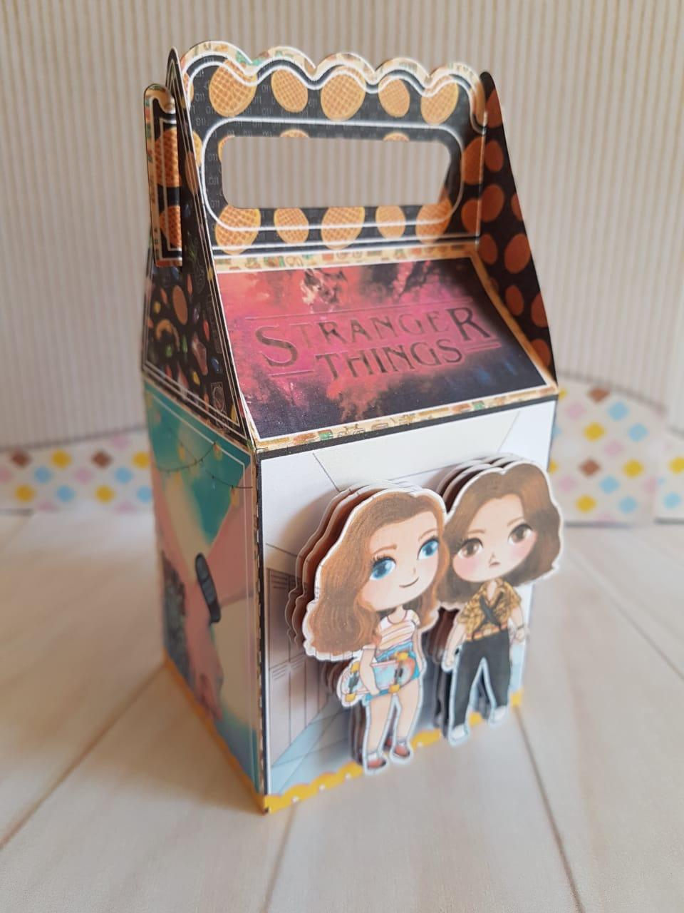 Kit STRANGER THINGS 122 Personalizado Luxo | Caixinhas Decoradas 