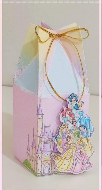 Kit Princesas Personalizado Luxo | Caixinhas Decoradas Premium | 