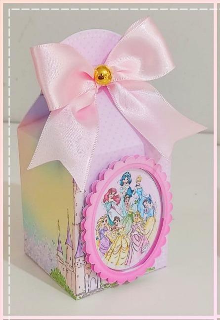 Kit Princesas Personalizado Luxo | Caixinhas Decoradas Premium | 