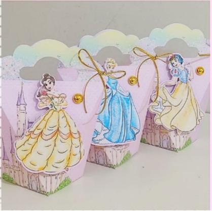 Kit Princesas Personalizado Luxo | Caixinhas Decoradas Premium | 