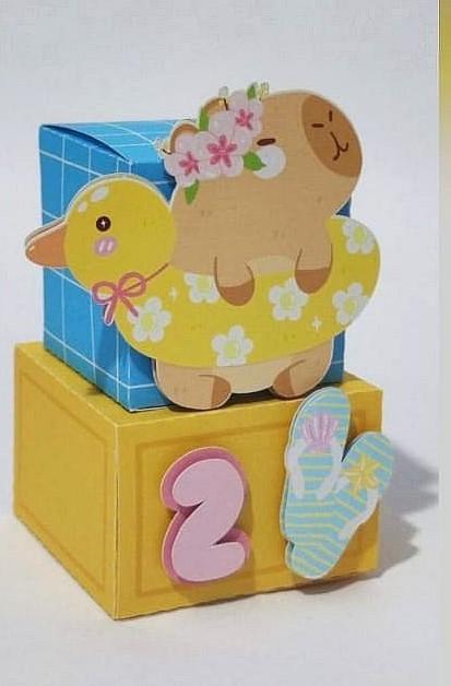 Kit POOH PARTY CAPIVARA Personalizado Luxo | Caixinhas Decoradas 