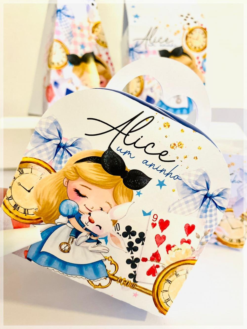 Kit Alice| Festa Infantil | Kit Econômico Pegue e Monte |16 Peç