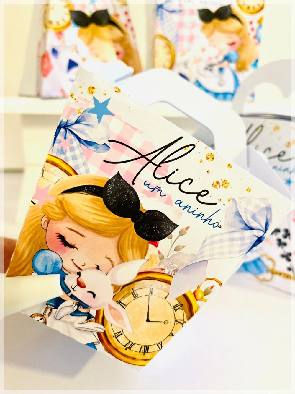 Kit Alice| Festa Infantil | Kit Econômico Pegue e Monte |20 Peç