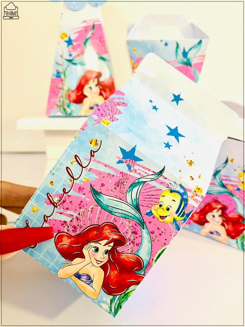 Kit Ariel-A Pequena Sereia - SA| Festa Infantil | Kit Econômico 
