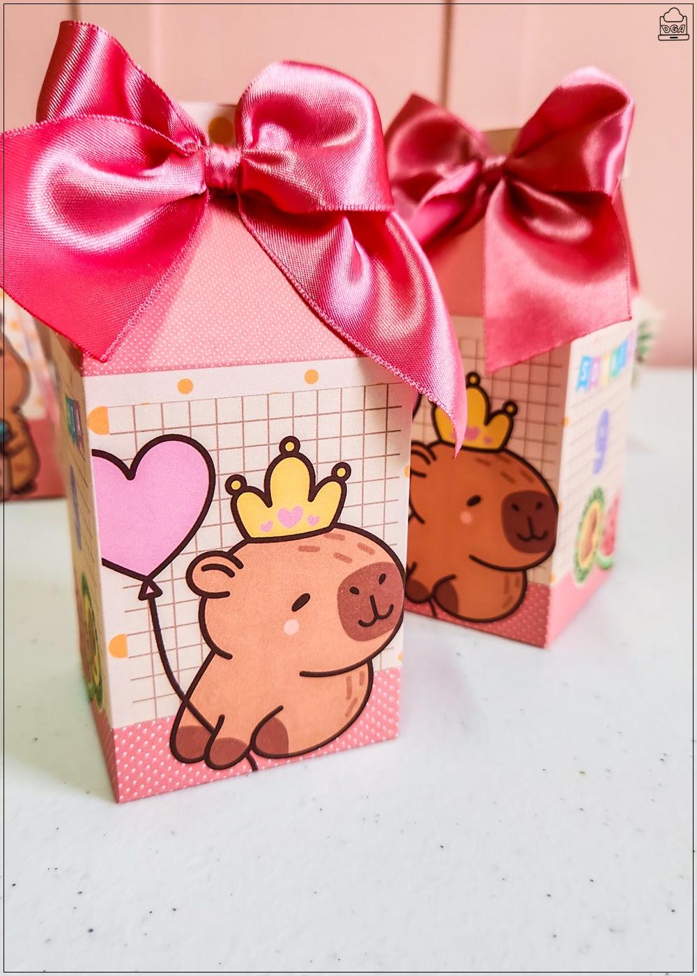 Kit Capivara-SA| Festa Infantil | Kit Econômico Pegue e Monte |4