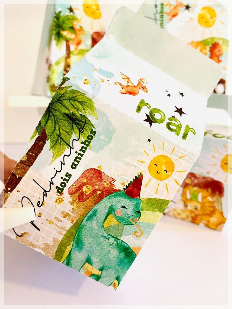 Kit Dinossauro 01-SA| Festa Infantil | Kit Econômico Pegue e Mon