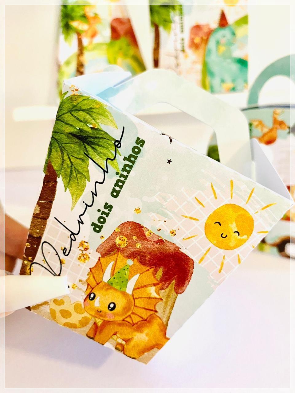 Kit Dinossauro 01-SA| Festa Infantil | Kit Econômico Pegue e Mon