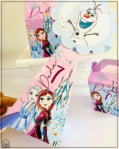 Kit Frozen-SA| Festa Infantil | Kit Econômico Pegue e Monte |32 