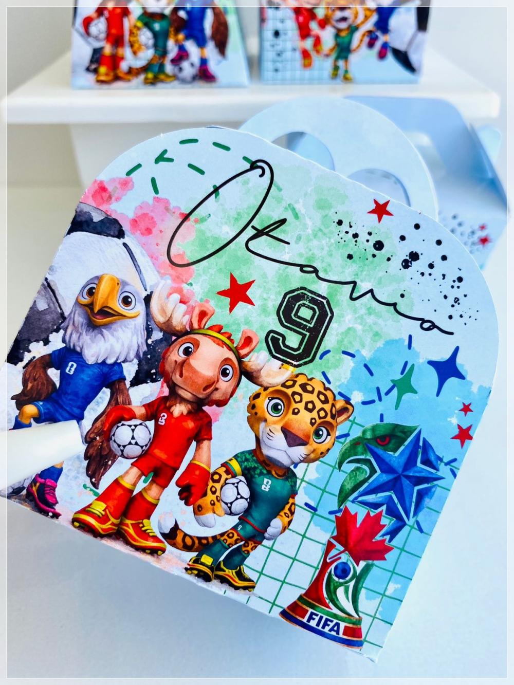 Kit Futebol 01-SA| Festa Infantil | Kit Econômico Pegue e Monte 