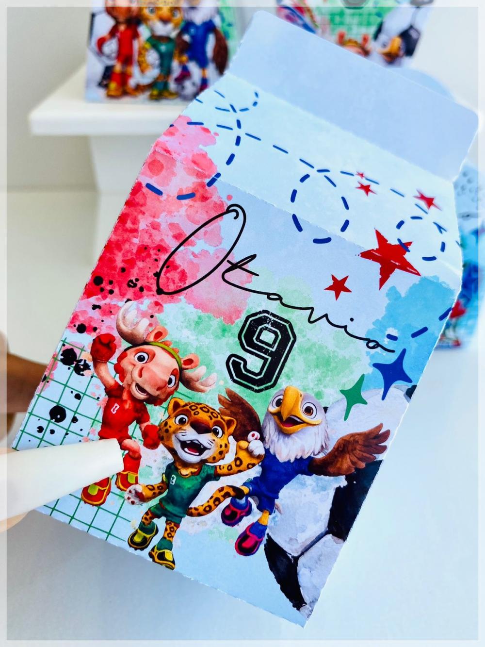 Kit Futebol 01-SA| Festa Infantil | Kit Econômico Pegue e Monte 