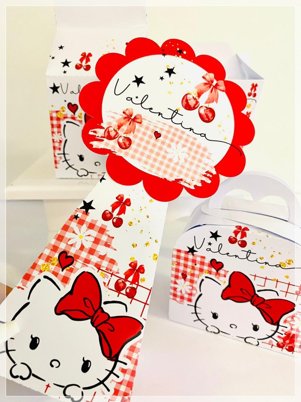 Kit Hello Kitty-SA| Festa Infantil | Kit Econômico Pegue e Monte